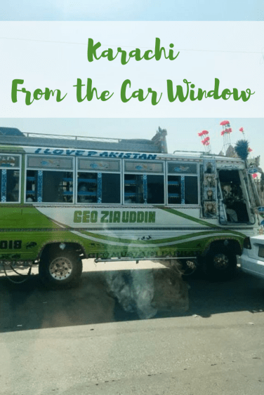 Karachi from the car window